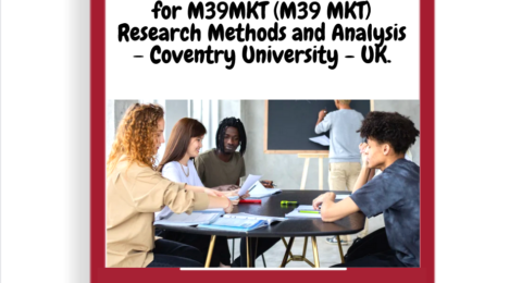 Study notes for M39MKT (M39 MKT) Research Methods and Analysis – Coventry University.
