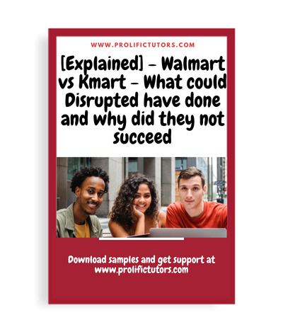 [Explained] - Walmart at the start vs Kmart - What could Disrupted have done and why did they not succeed