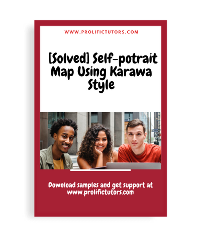 [Solved] AHR2000 - Self-portrait Map Using Karawa Style